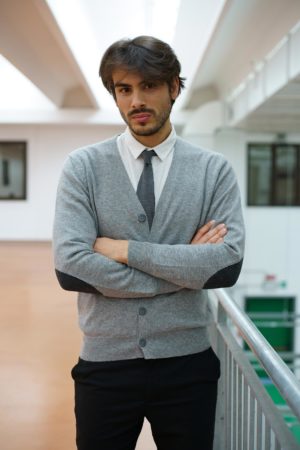 Cardigan rasato con bottoni - Maglificio Tonello Cardigan rasato con bottoni - Maglificio Tonello