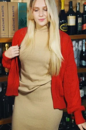 Cardigan 100% cashmere 2/28 a 4 fili.